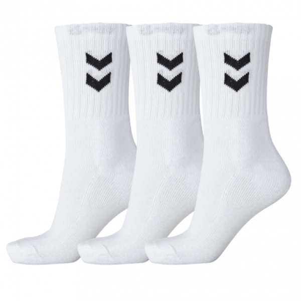 Hummel Basic 3er Pack Sportsocken - Weiß